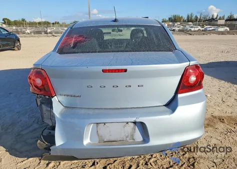 2013 Dodge Avenger Se from USA, damaged, VIN 1C3CDZAB6DN657887